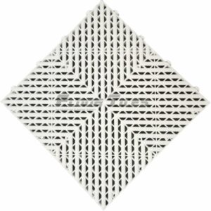 Επαγγελματικό Πλαστικό Πλακάκι PVC Λευκό Floortiles IFS - Image 1