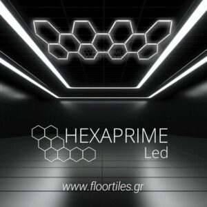 Φωτιστικό Hexaprime LED PRO 11 Κυψελώv 7 σειρών - Image 2