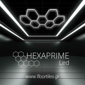 Φωτιστικό Hexaprime LED PRO 7 Κυψελώv για στενόμακρο χώρο - Image 2