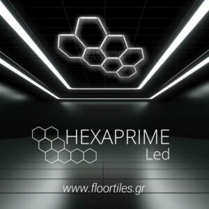 Φωτιστικό Hexaprime LED PRO 7 Κυψελώv σε διαγώνιο σχέδιο - Image 2