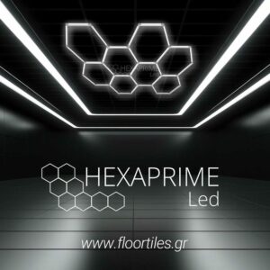 Φωτιστικό Hexaprime LED PRO 8 Κυψελώv ασύμμετρο - Image 2