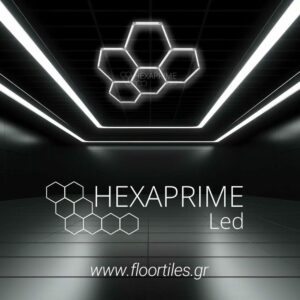 Minimal Φωτιστικό Hexaprime LED PRO 5 Κυψελών διαγώνιο - Image 2