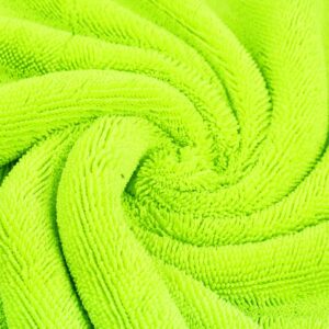 Πετσέτα μικροϊνών Maxshine πράσινη Twisted Loop 73x73cm - Image 4